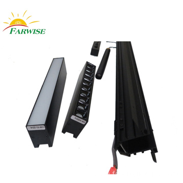 Ceiling rail LED track light square aluminum radiator